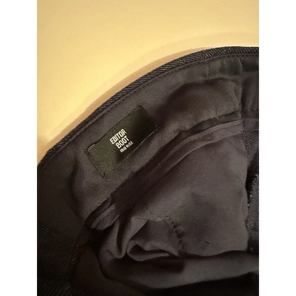 Women Express Pants Size 6 Editor Boot Mid Rise Dress Pants - Picture 7 of 11
